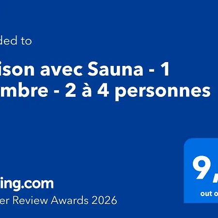 Maison Avec Sauna - 1 - 2 A 4 Personnes *